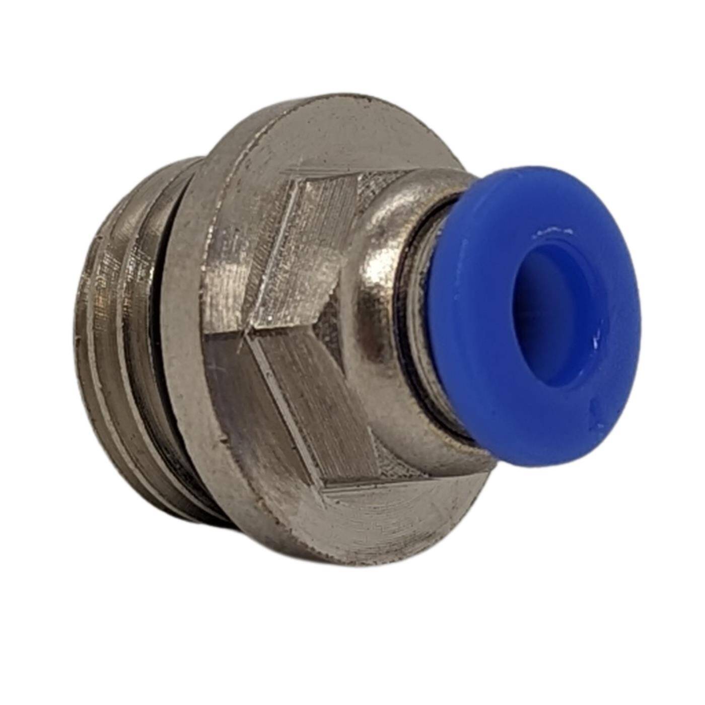 PU Schlauch Steckverbinder Fitting mit Außengewinde 4mm*1/4Zoll gerade Schnellverschluss pneumatischer Steckverbinder Schlauchverbinder Druckluft & Automatisierung