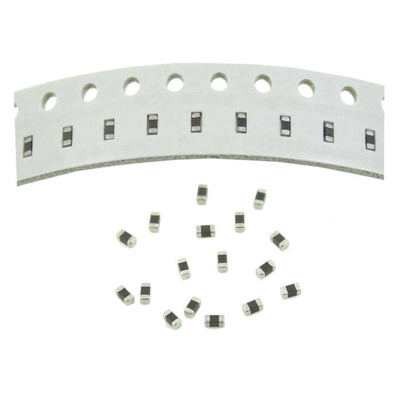 500x SMD Kondensator 820pF 50V 0603 NP0 / C0G Kemet C0603C821J5GAC-7867 0,82nF