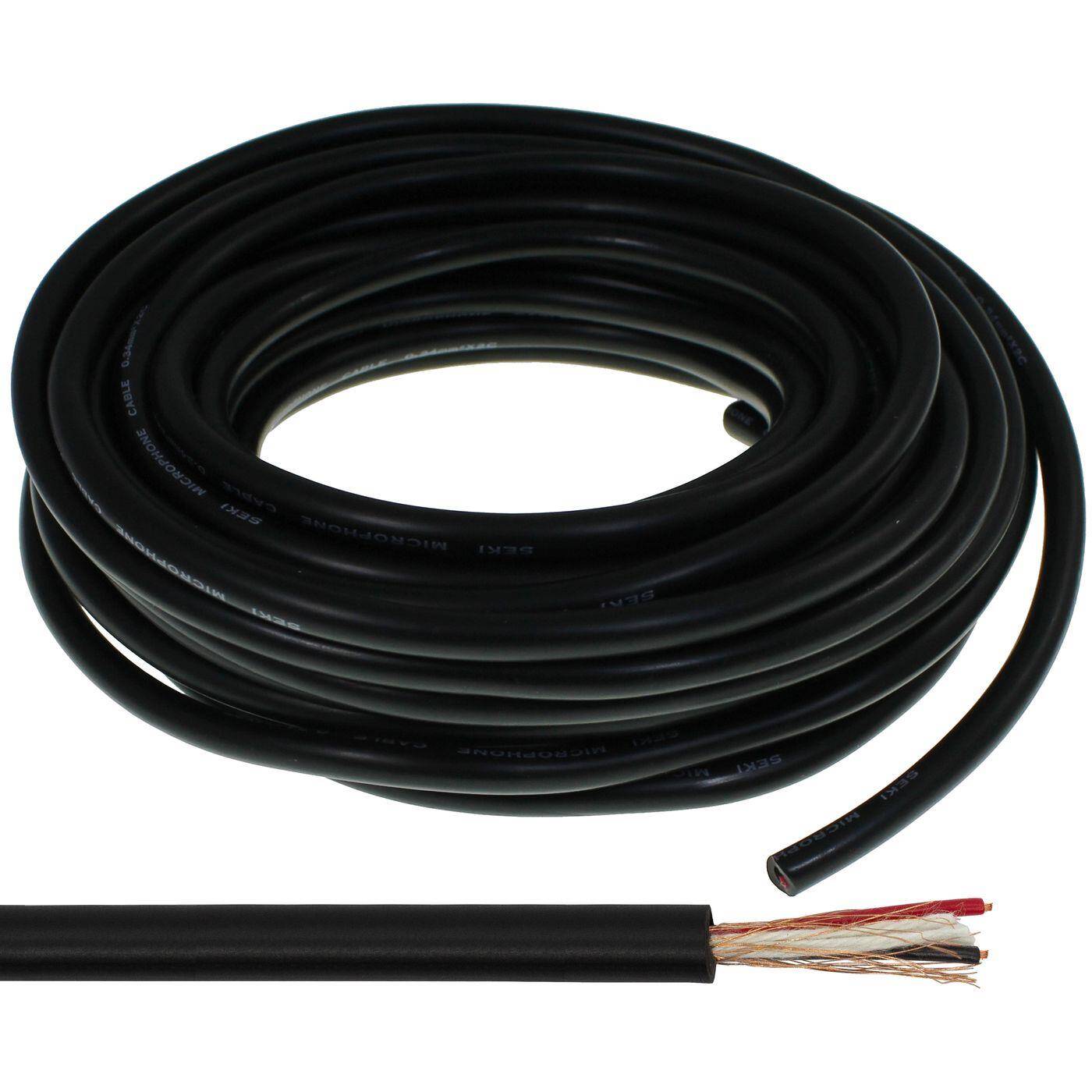 10m Mikrofonkabel rund 2x 0,34mm² Profi PA Installations- Rundkabel OFC Kupfer 10m Mikrofonkabel rund 2x 0,34mm² Profi PA Installations- Rundkabel OFC Kupfer