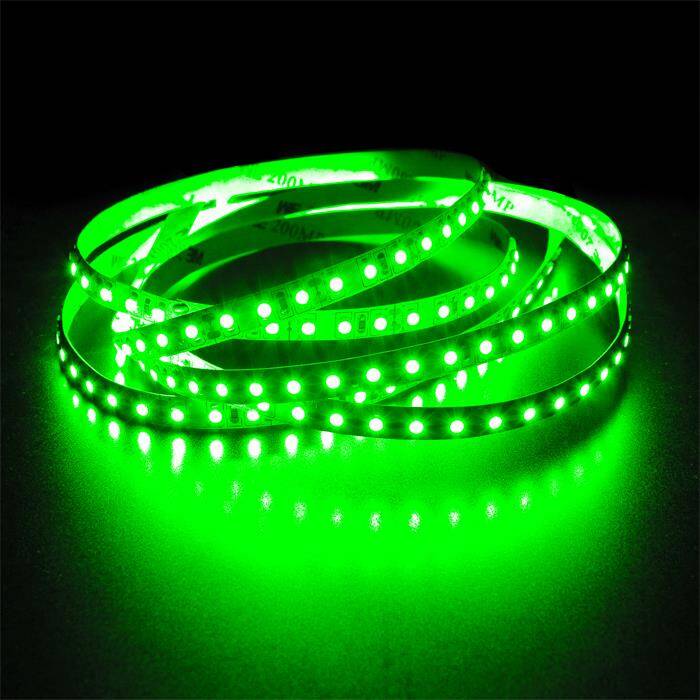 5m (500cm) LED Streifen Band Leiste 24V Grün IP20 600LEDs 120LED/m SMD2835