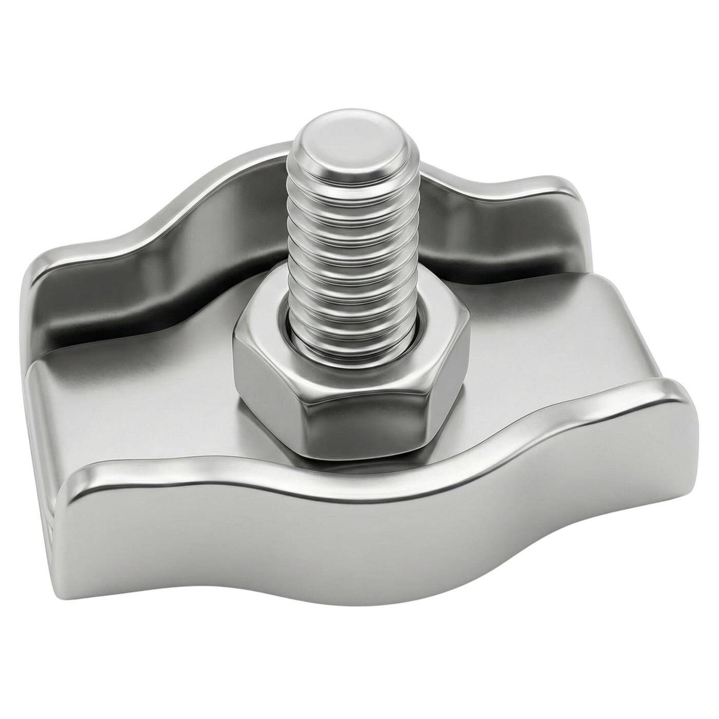 Wire rope clamp Simplex Stainless steel V4A 316 4mm Rope clamp Wire clamp