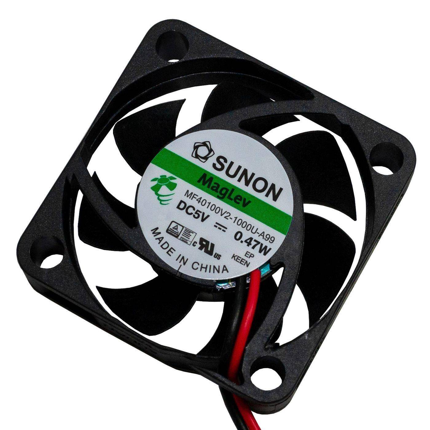 Lüfter 5V DC 0,47W 40x40x10mm 11,8m³/h 5800U/Min 11,8m³/h Sunon MF40100V21000UA99 Lüfter 5V DC 0,47W 40x40x10mm 11,8m³/h 5800U/Min 11,8m³/h Sunon MF40100V21000UA99