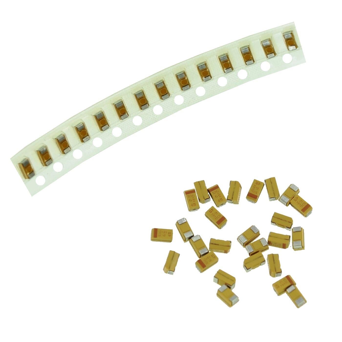 Tantal Kondensator SMD A 2,2µF 6,3V 125°C 3,2x1,6mm Kemet T491A225M006AS 2,2uF