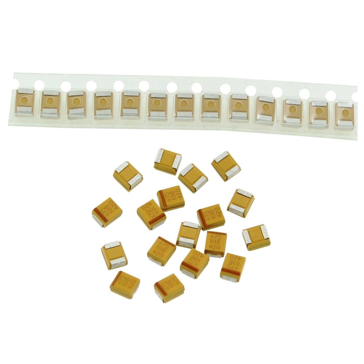 Tantal Kondensator SMD B 4,7µF 10V 125°C 3,5x2,8mm Kemet T491B475K010AS 4,7uF Tantal Kondensator SMD B 4,7µF 10V 125°C 3,5x2,8mm Kemet T491B475K010AS 4,7uF