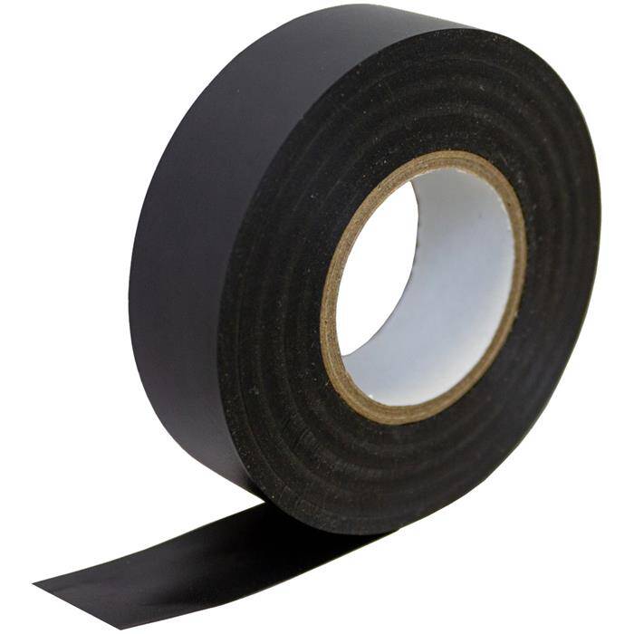 20m PVC Insulating tape 19mm Adhesive tape black Insulating tape Electrician Hobbyist