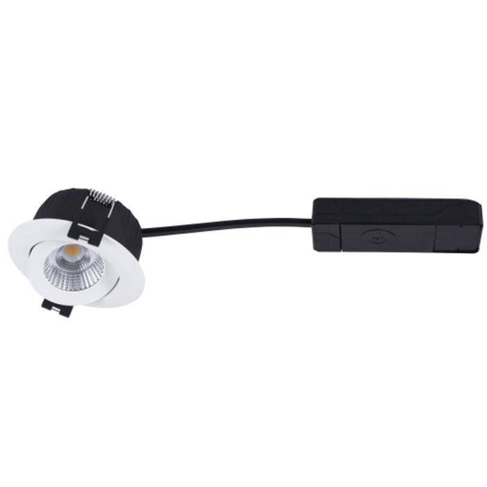 LED Deckeneinbau Lampe Rund QI Allround 360° 10W 520lm Warm-Weiß 3000K d88mm 36° LED Deckeneinbau Lampe Rund QI Allround 360° 10W 520lm Warm-Weiß 3000K d88mm 36°