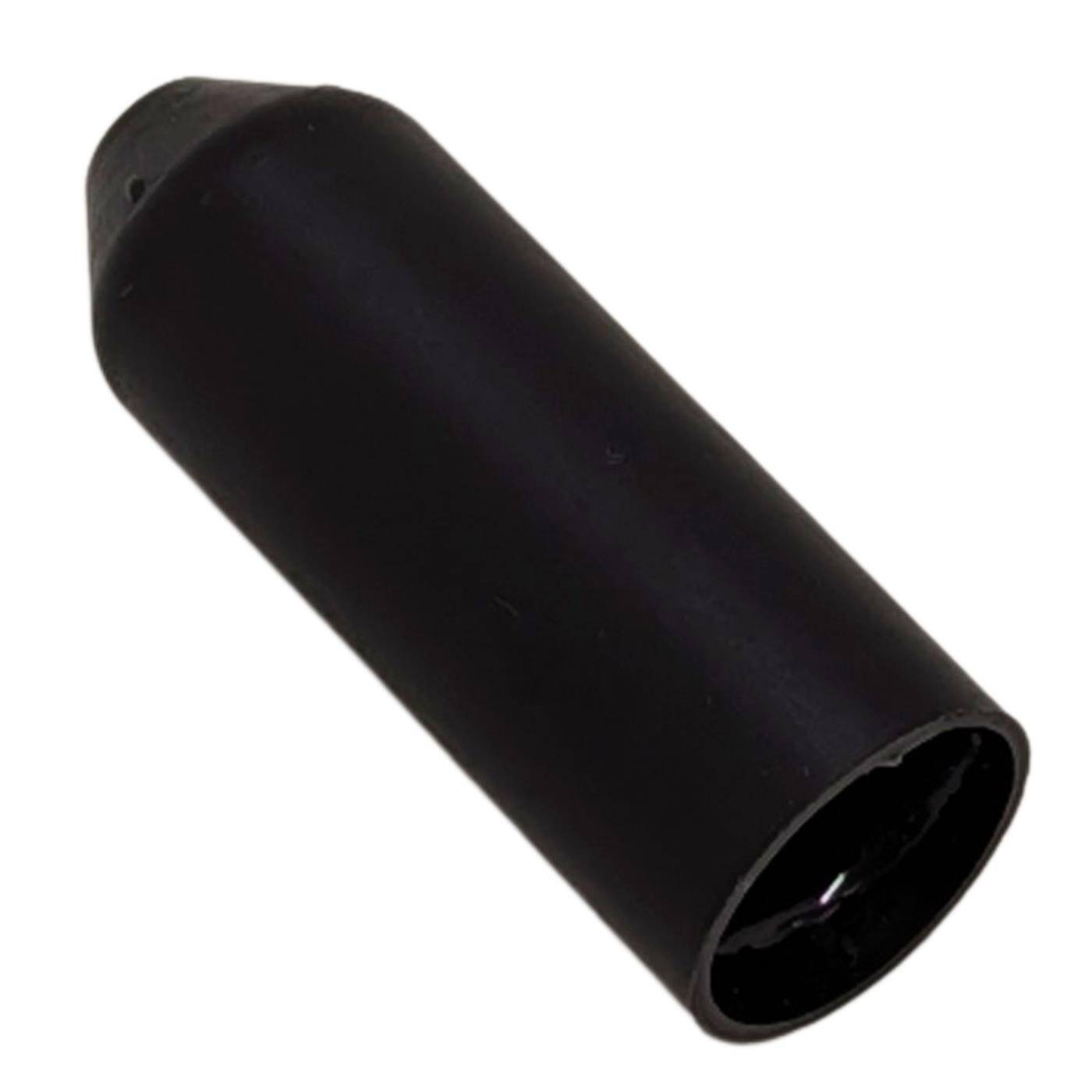 Warmschrumpf Endkappe mit Kleber 14 -> 5mm schwarz Verhältnis 3:1 vernetztes Polyolefin Schrumpfkappe für Kabel, Rohre und Seile