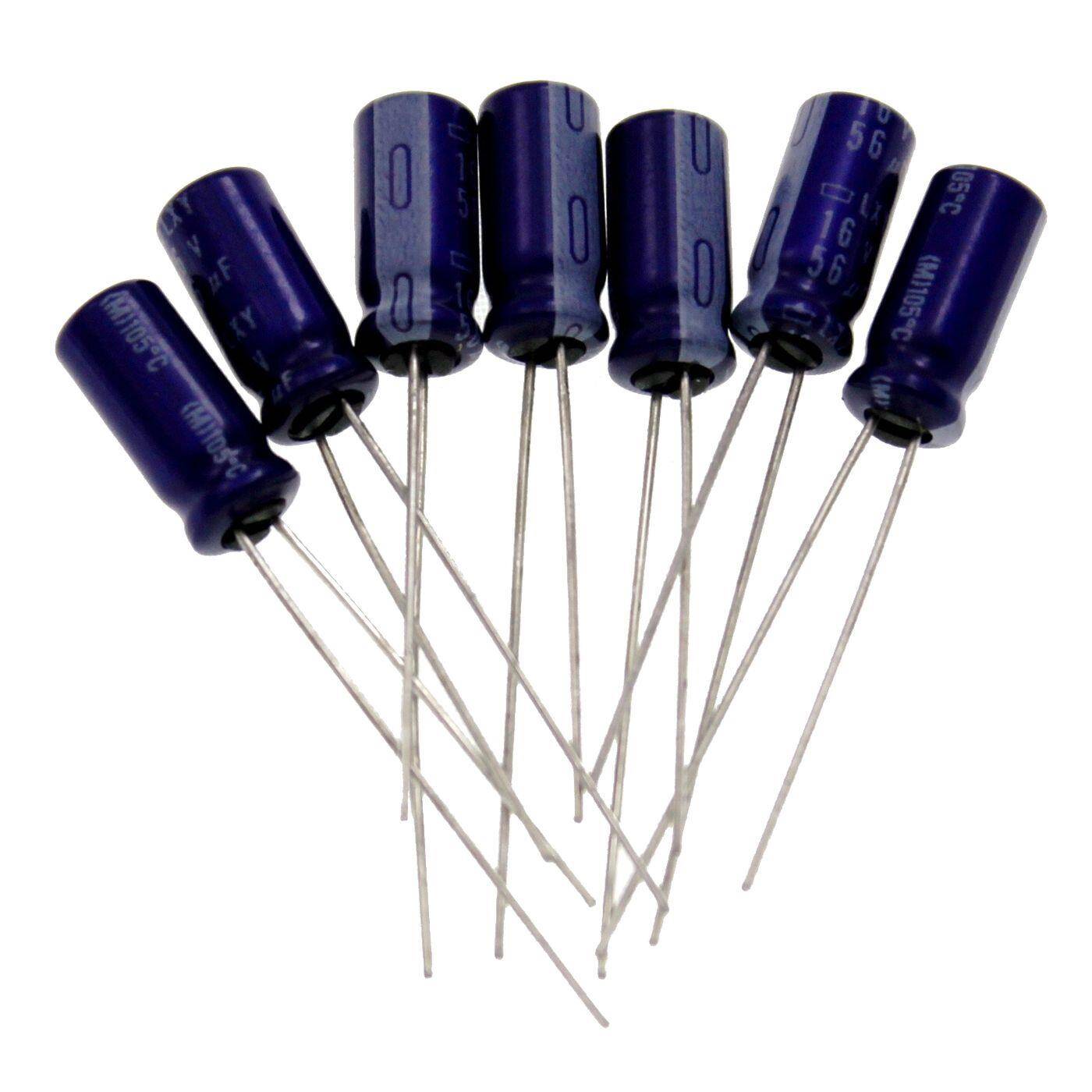 Elko Kondensator Radial 56µF 16V | Elektrolytkondensator bis zu einer Temperatur von 105°C | 5x11,5mm | 56uF ELXY160ELL560MEB5N United Chemi-Con