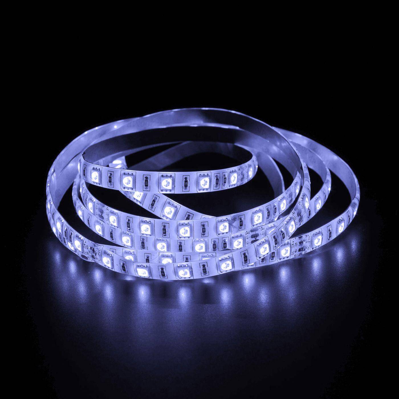 Lumonic LED Strip 5m RGB LED Leiste 24V IP65 300LEDs 60 LED/m SMD5050 I farbwechsel LED Streifen I LED Stripe 500cm, LED Band, LED Lichtband