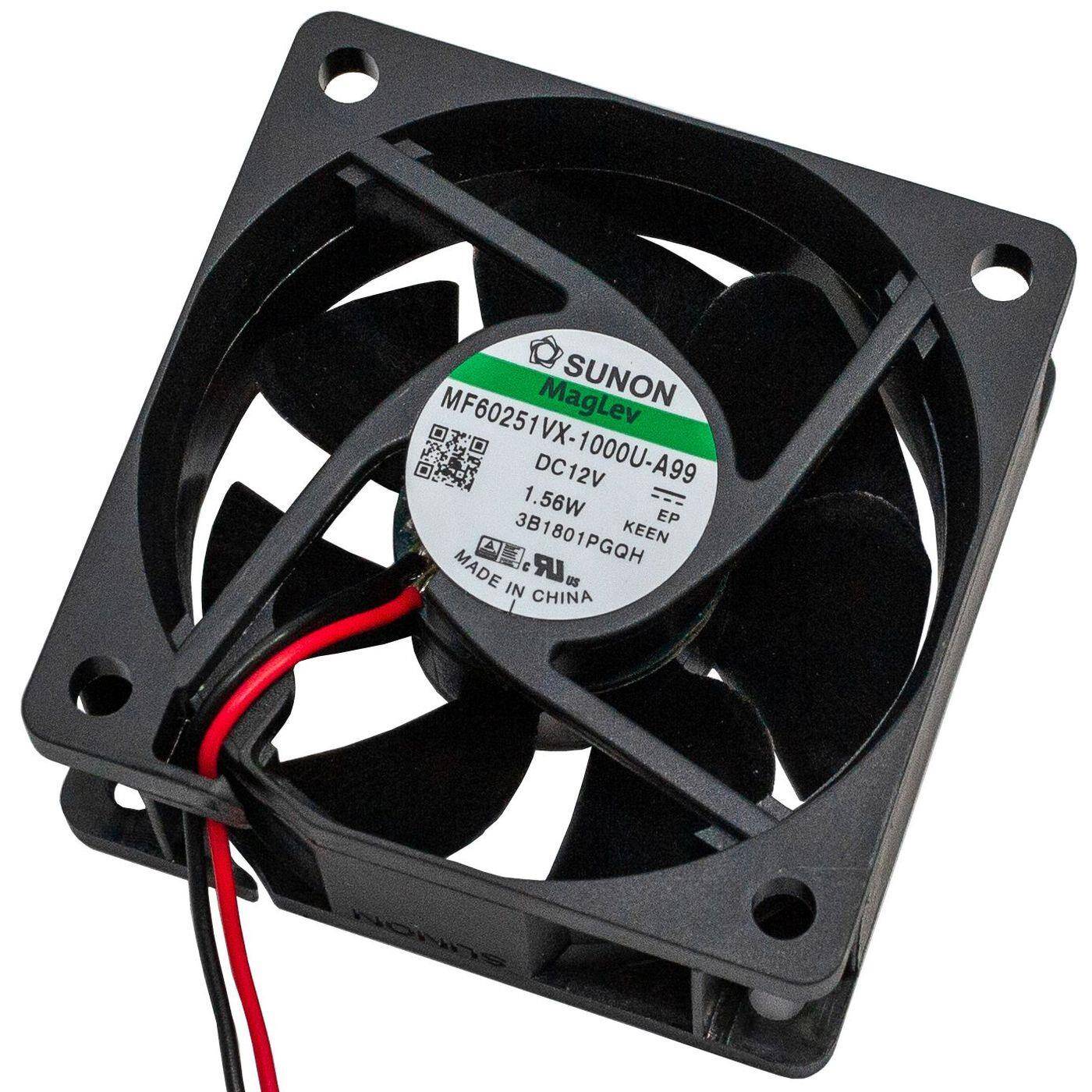 Lüfter 12V DC 1,56W 60x60x25mm 45,9m³/h 5200U/Min 45,9m³/h Sunon MF60251VX1000UA99