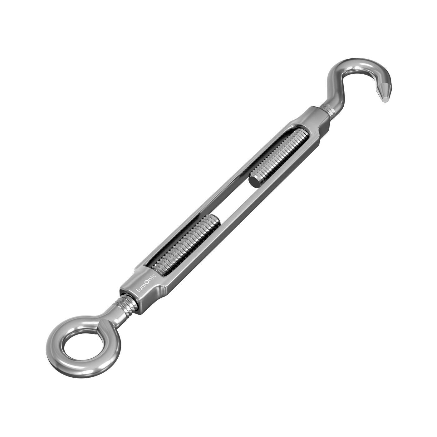 Seilspanner Öse-Haken Edelstahl V2A 304 M5 Spannschloss Wantenklemme