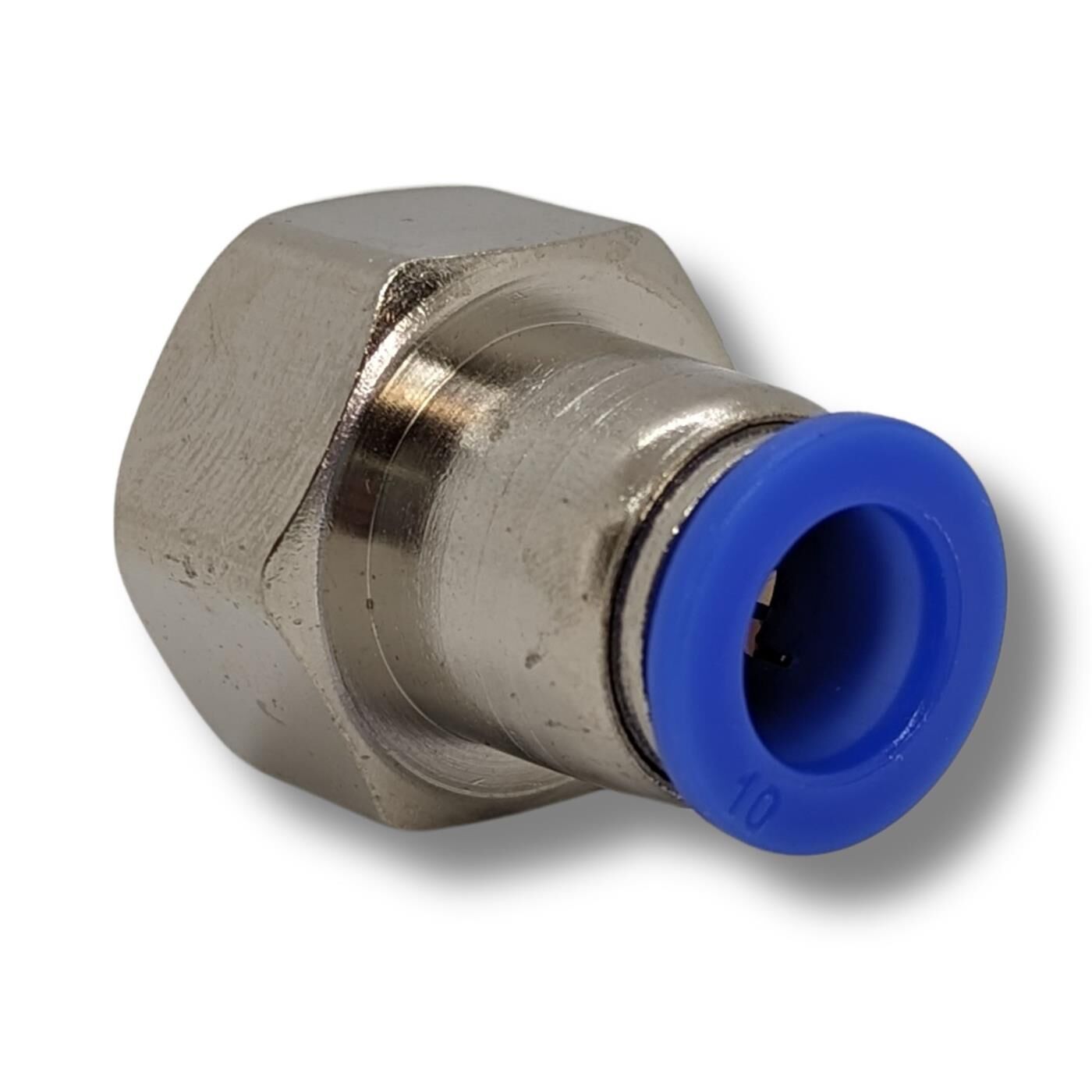 PU Schlauch Steckverbinder Fitting mit Innengewinde 10mm*1/2Zoll gerade Schnellverschluss pneumatischer Steckverbinder Schlauchverbinder Druckluft & Automatisierung