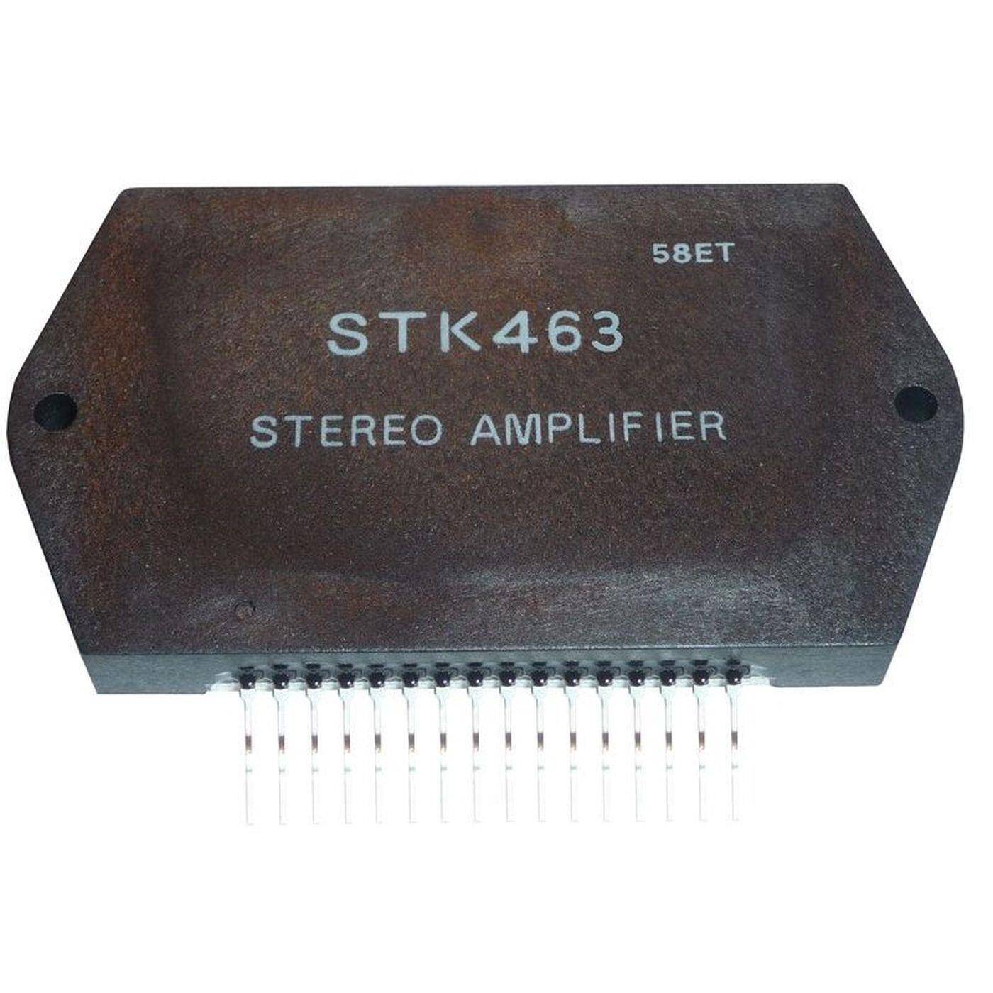 Hybrid-IC STK463 80x45mm Stereo Leistungsverstärker Hybrid-IC STK463 80x45mm Stereo Leistungsverstärker