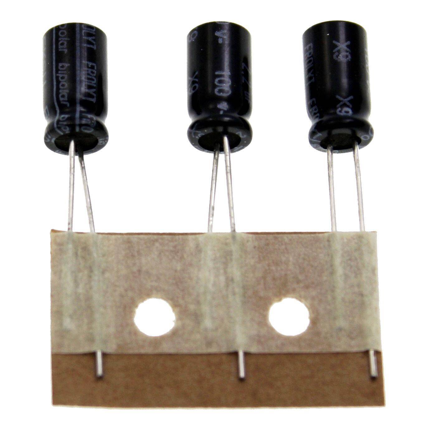 Elko Kondensator Radial 2,2µF 100V | Elektrolytkondensator bis zu einer Temperatur von 105°C | 6,8x12,5mm | 2,2uF EKSU420 Frolyt