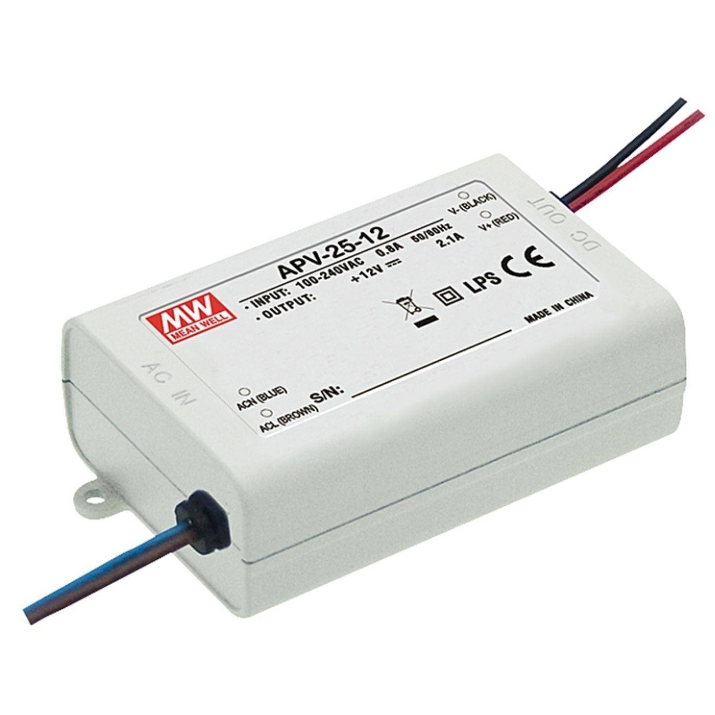 MEAN WELL APV-25-15 25W 15V 1,68A LED power supply