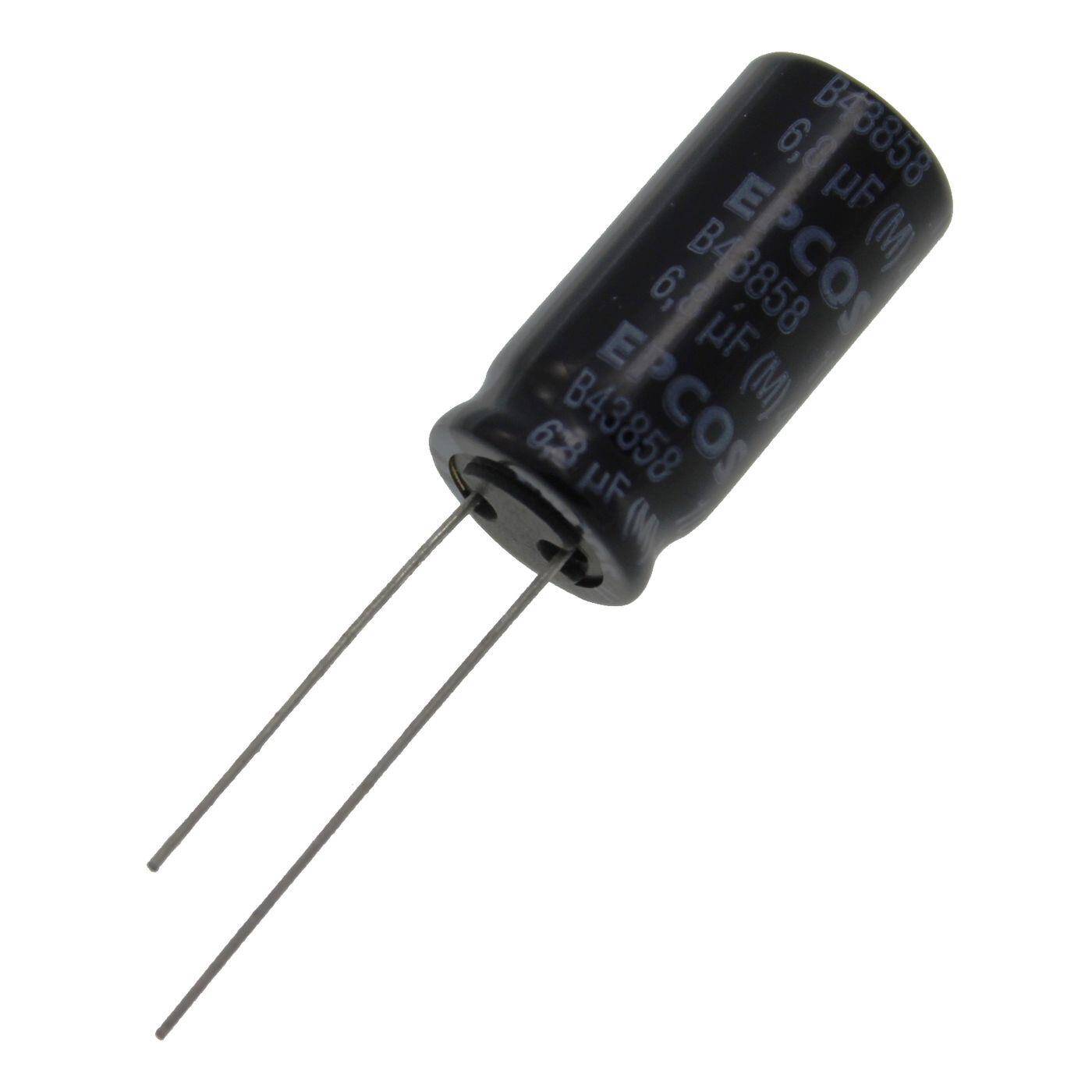 Elko Kondensator Radial 6,8µF 400V 105°C 12,5x25mm B43858A9685M 6,8uF