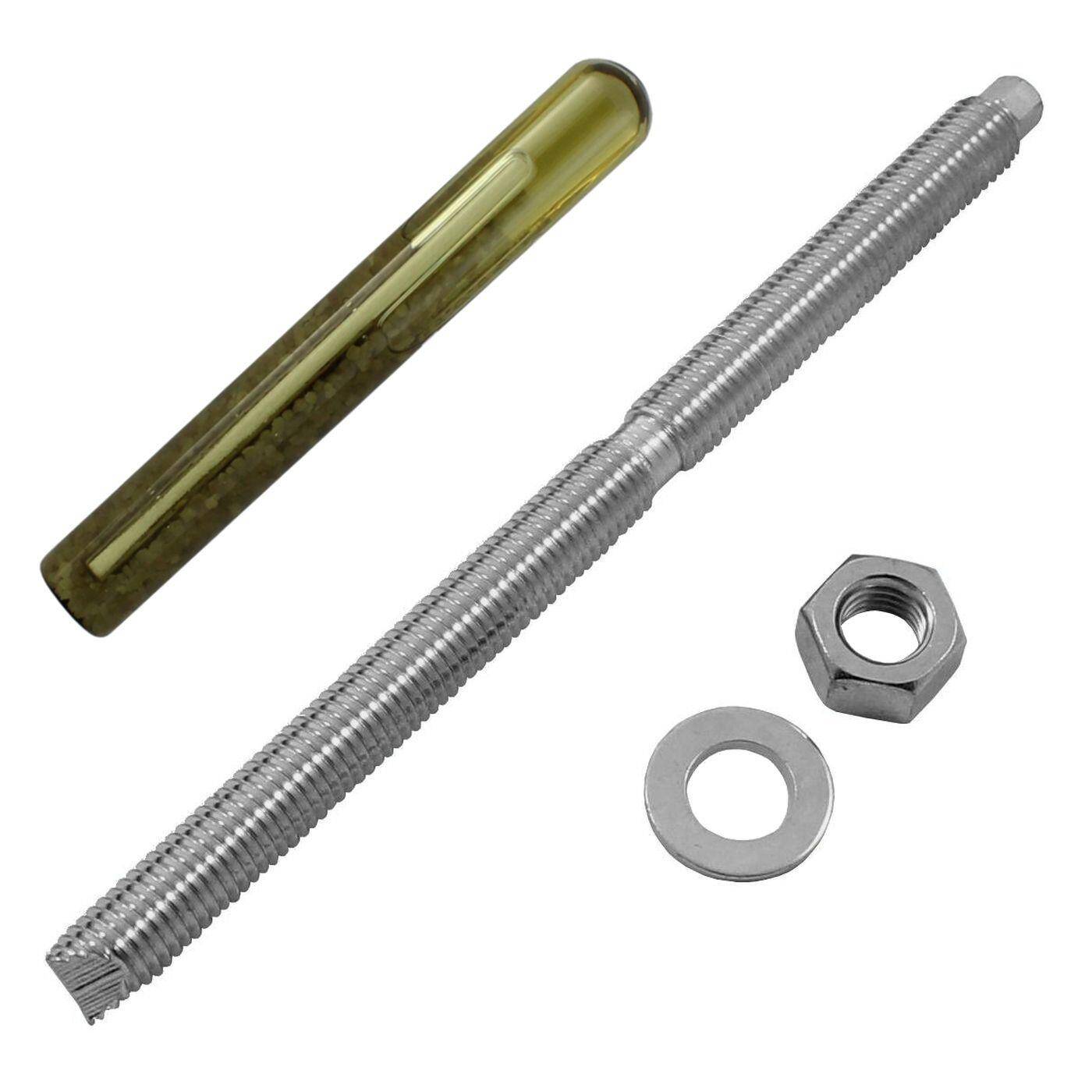 M12 x 180mm anchor rod A2 Stainless Steel Metal dowels Heavy Duty Anchor + Composite anchor cartridge