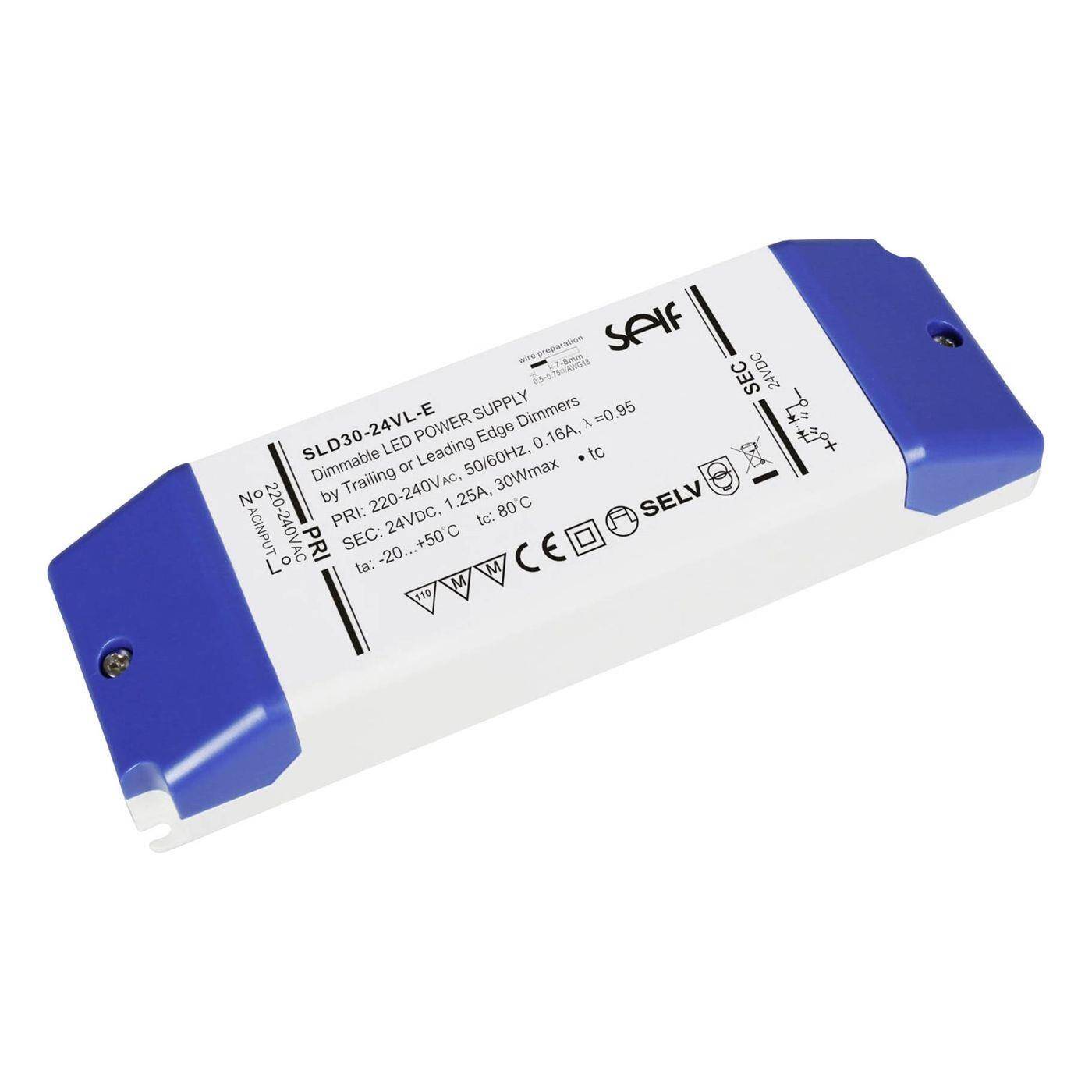 Self SLD30-24VL-E 30W 24V 1,25A LED power supply Triac Dimmable