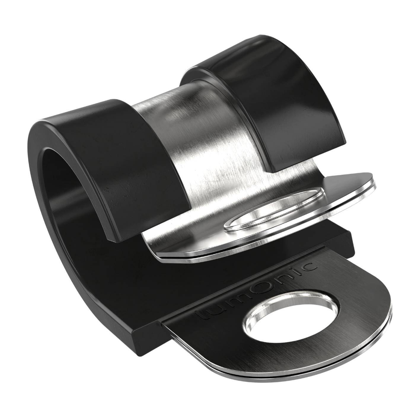 5x P-Clip Leitungsschelle Edelstahl V2A mit Gummi 8mm Rohrschelle Befestigungsschelle