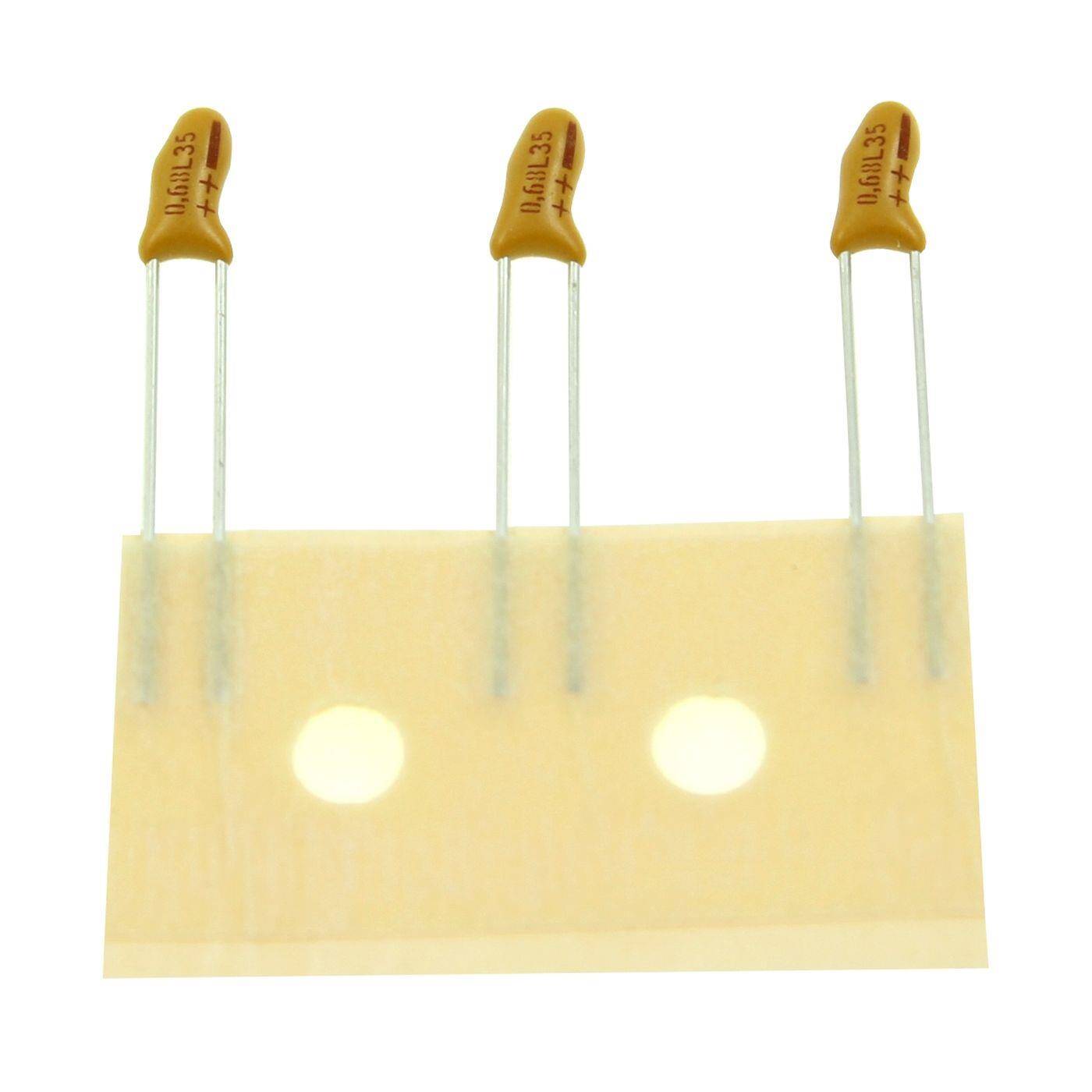 Tantal Kondensator Radial 0,68µF 35V 125°C Vishay 489D684X0035B2AE3 0,68uF Tantal Kondensator Radial 0,68µF 35V 125°C Vishay 489D684X0035B2AE3 0,68uF