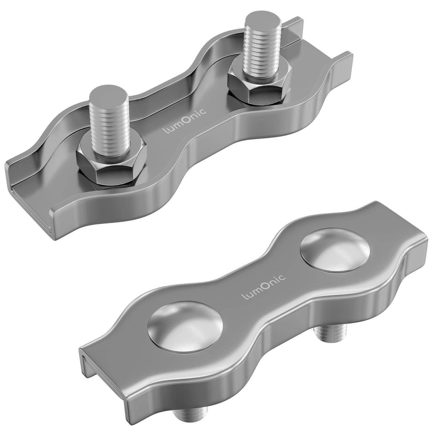 Drahtseilklemme Duplex Edelstahl V4A 316 10mm Seilklemme Drahtklemme Drahtseilklemme Duplex Edelstahl V4A 316 10mm Seilklemme Drahtklemme