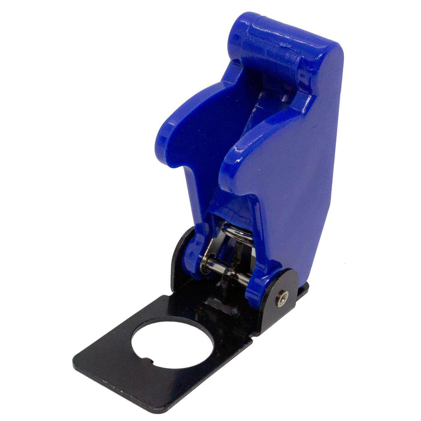 Lumonic Flip-Cover in blau für Kippschalter mit Durchmesser Ø12mm I Kunststoff Schutz Abdeckung für Kippschalter I Für's Auto und Zuhause