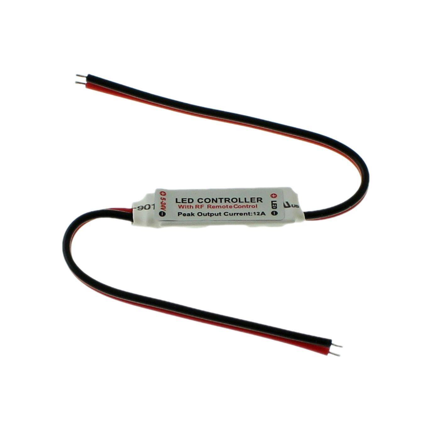 Mini LED RF Controller 10Key Fernbedienung 12...24V 144W einfarbig; 2-Pin offene Kabelenden