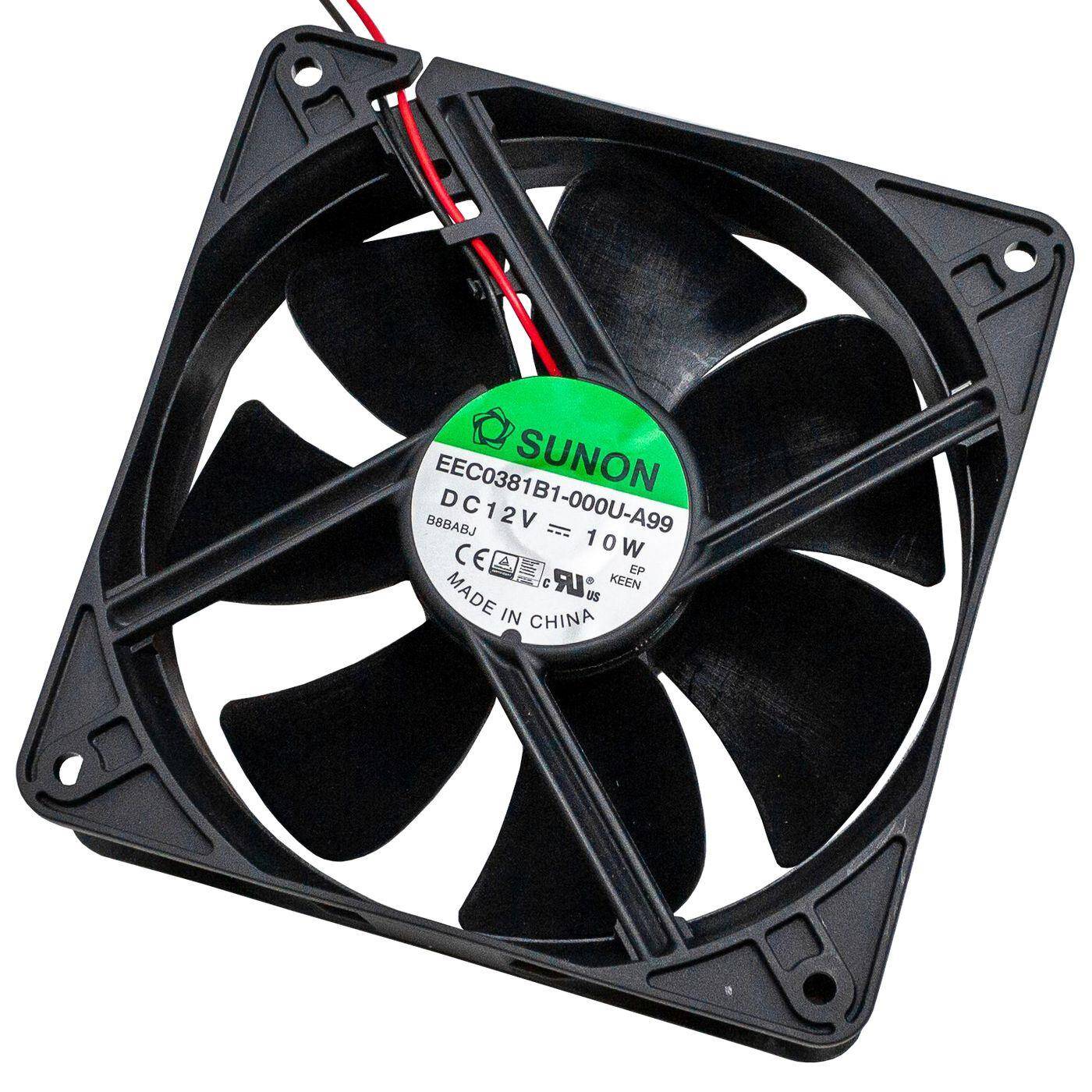 Lüfter 12V DC 9,6W 120x120x38mm 234,4m³/h 3100U/Min 234,4m³/h Sunon EEC0381B1-A99