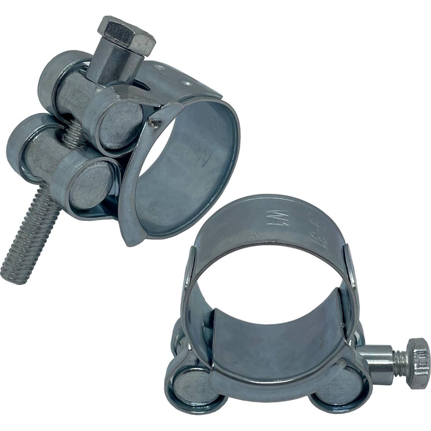 1x Lumonic Gelenkbolzenschelle 40-43mm Verzinkt Auspuffschelle für Bau PKW LKW