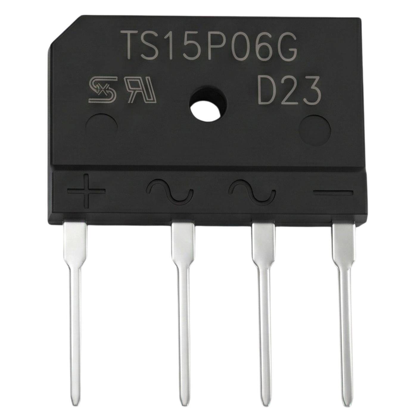 Brückengleichrichter Taiwan Semiconductor TS15P06G 800V 15A