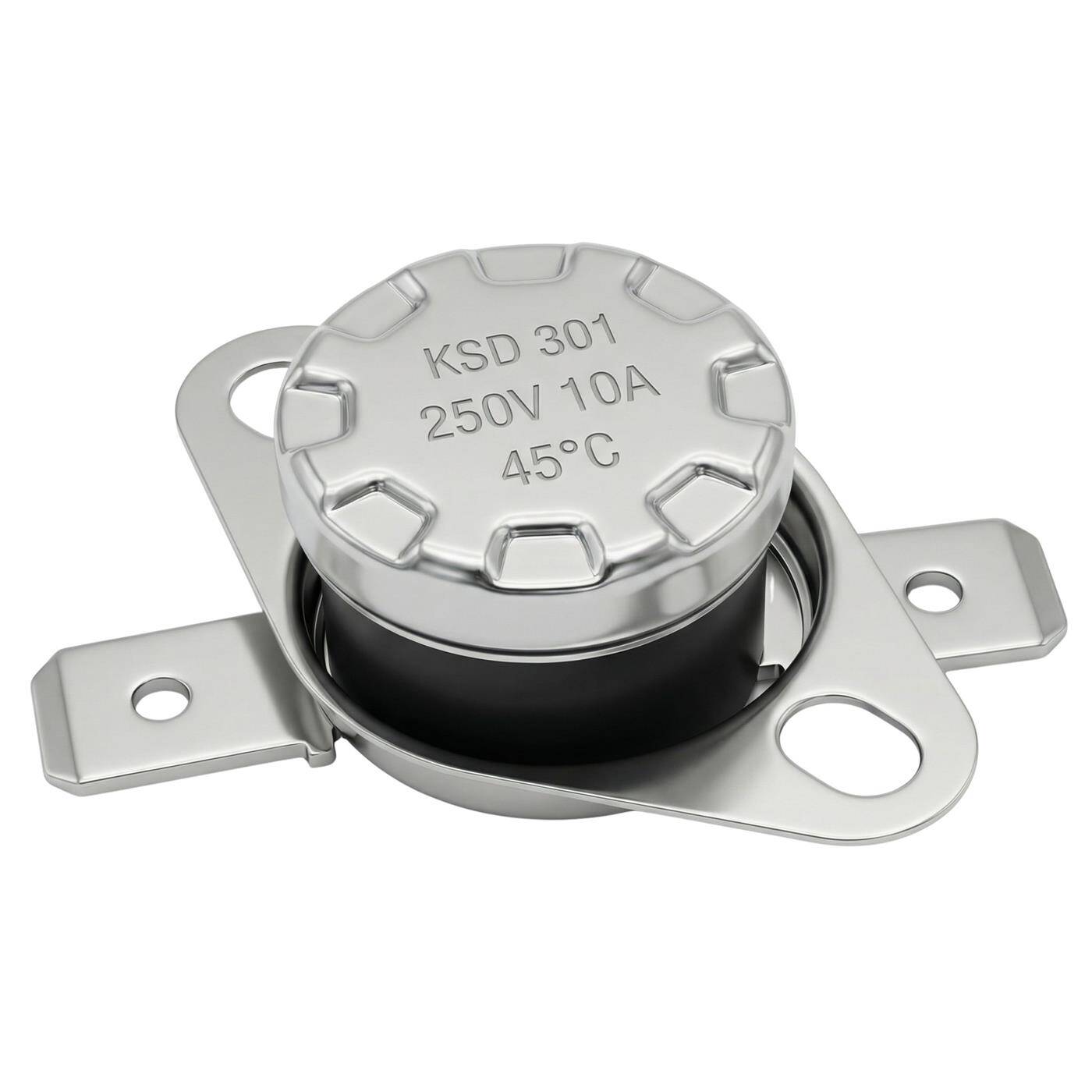 Thermoschalter 45°C Schließer 250V 10A Temperaturschalter Thermostat KSD301 Bimetall Thermoschutz