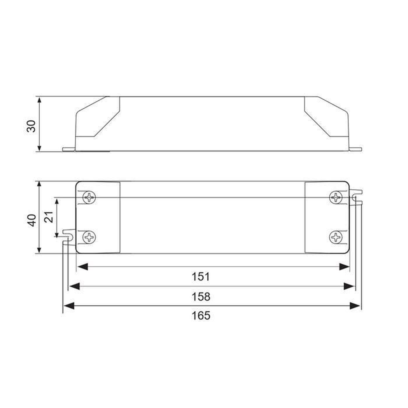 SLD40-800IL-ES 40W 800mA 25...50VDC Konstantstrom LED Netzteil Treiber Trafo Triac Dimmbar