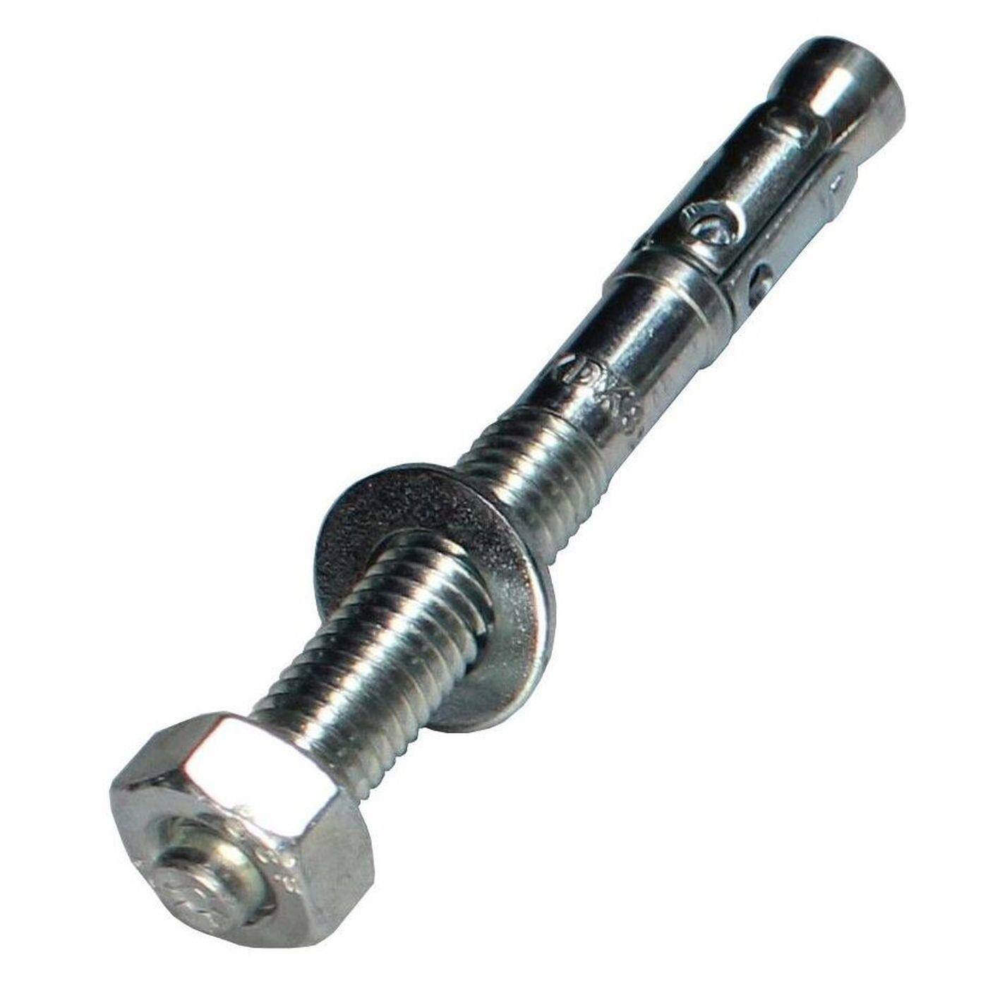 M8 x 75mm Schwerlastanker Verzinkt Keilanker Metalldübel Bolzenanker Blitzdübel