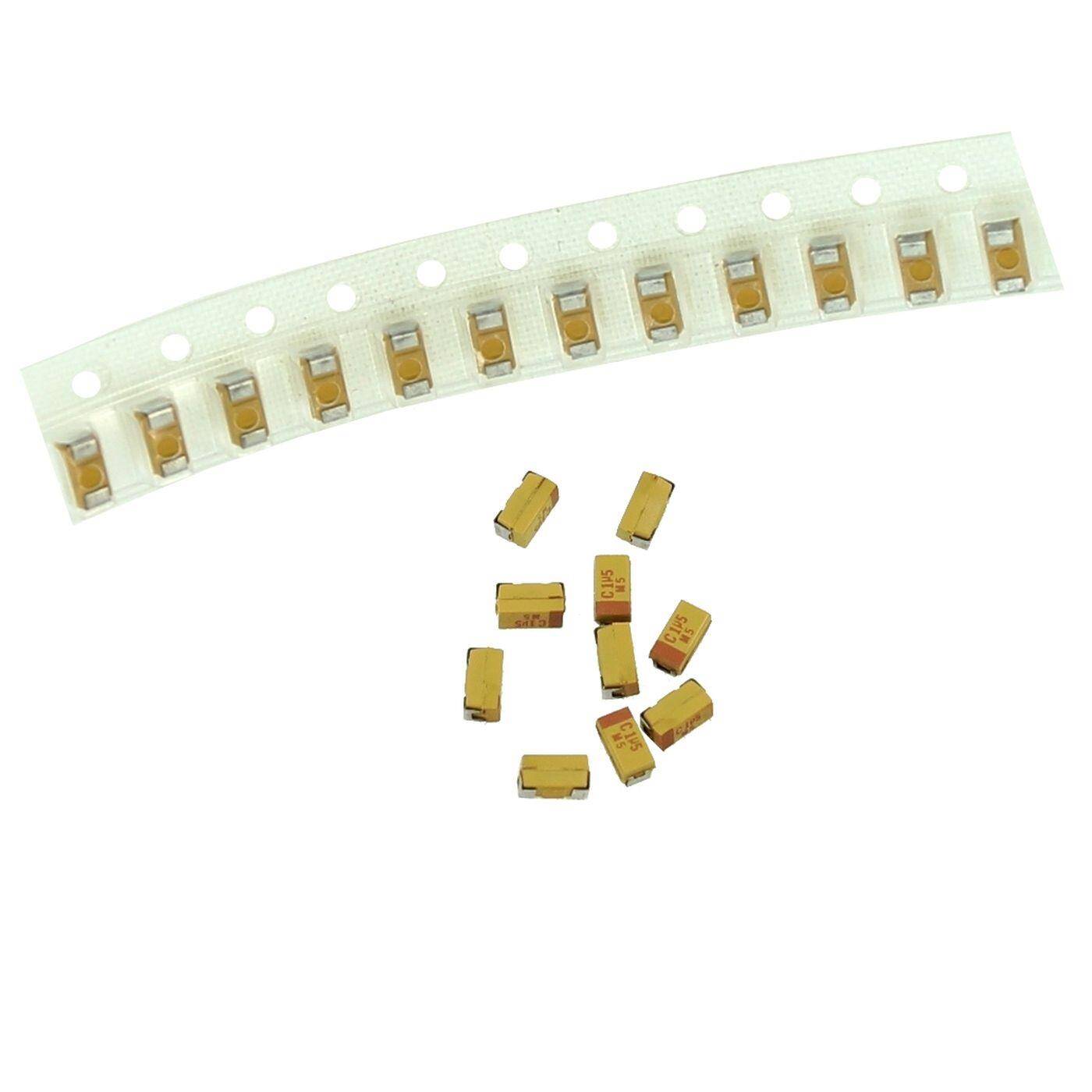 Tantal Kondensator SMD A 1,5µF 10V 125°C 3,2x1,6mm AVX TAJA155M010R 1,5uF Tantal Kondensator SMD A 1,5µF 10V 125°C 3,2x1,6mm AVX TAJA155M010R 1,5uF