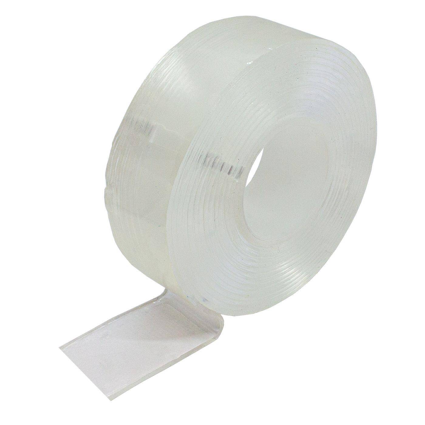 3m Klebeband doppelseitig 30mm Nano Tape Transparent wiederverwendbares spurlos ablösbares Gel Band 3m Klebeband doppelseitig 30mm Nano Tape Transparent wiederverwendbares spurlos ablösbares Gel Band