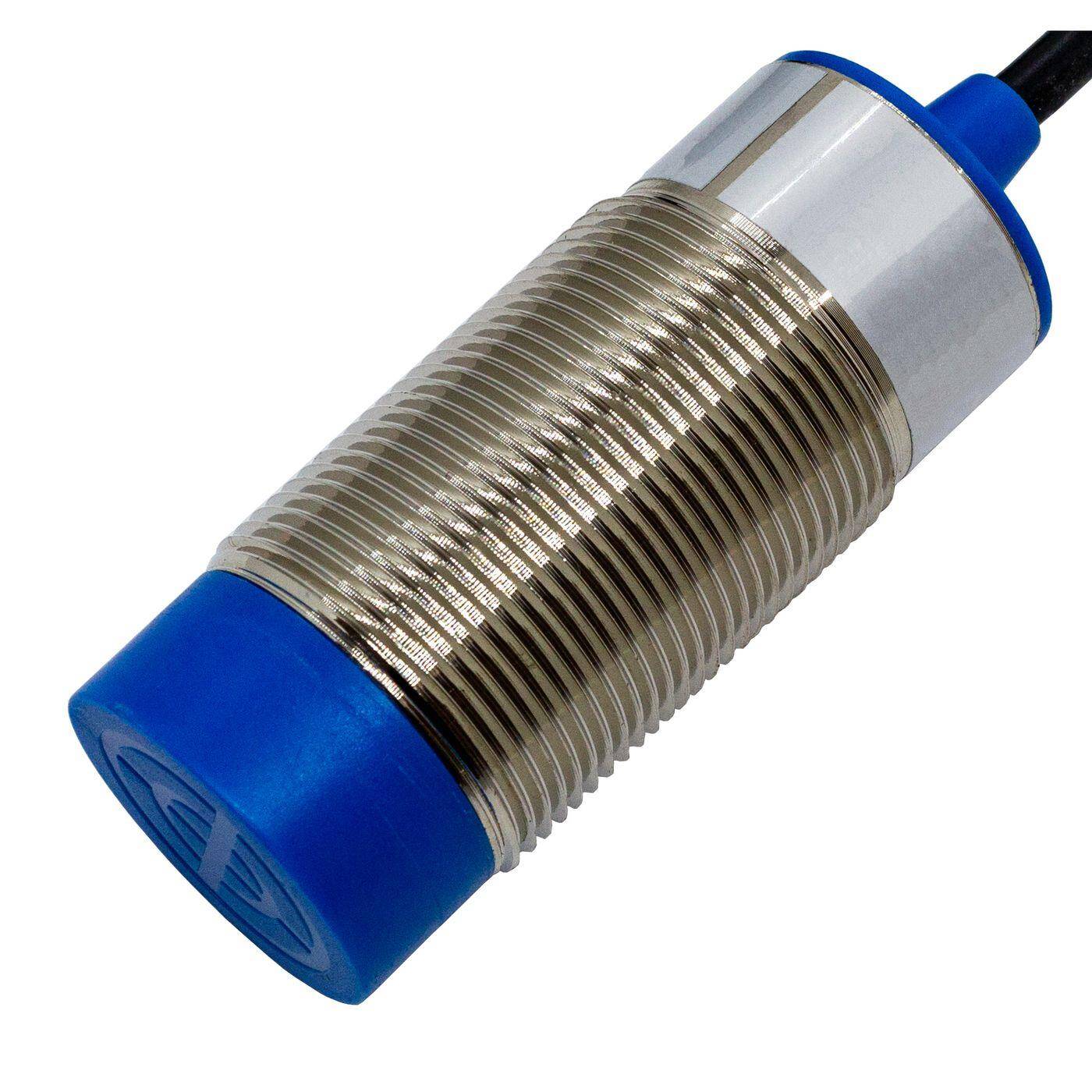 Näherungsschalter Induktiv 30mm M30 PNP Öffner 6...36V DC IP67 Sensor Messing vernickelt -30...+65°C