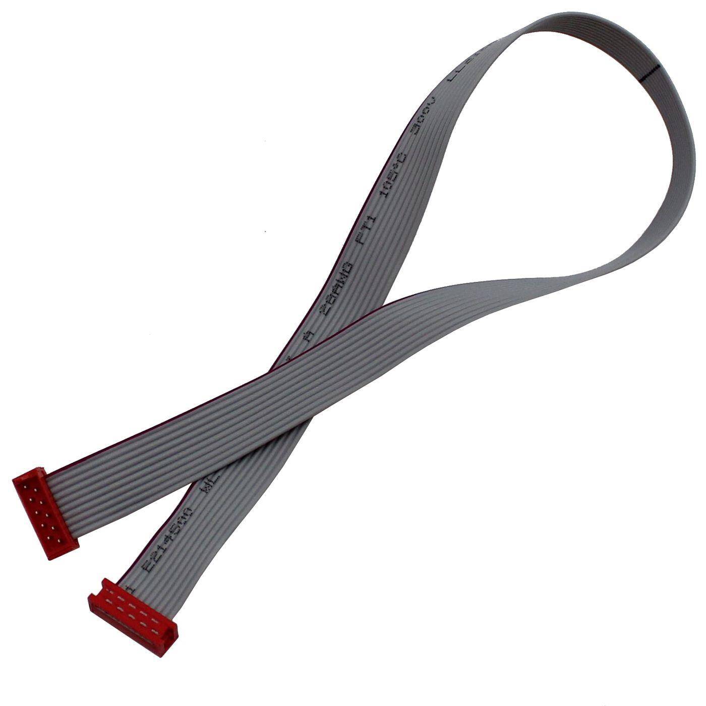 Flachbandkabel 10 Pin Länge 320mm Breite 13mm Flexkabel CviLux QH-12F00062-TS-1 Flachbandkabel 10 Pin Länge 320mm Breite 13mm Flexkabel CviLux QH-12F00062-TS-1