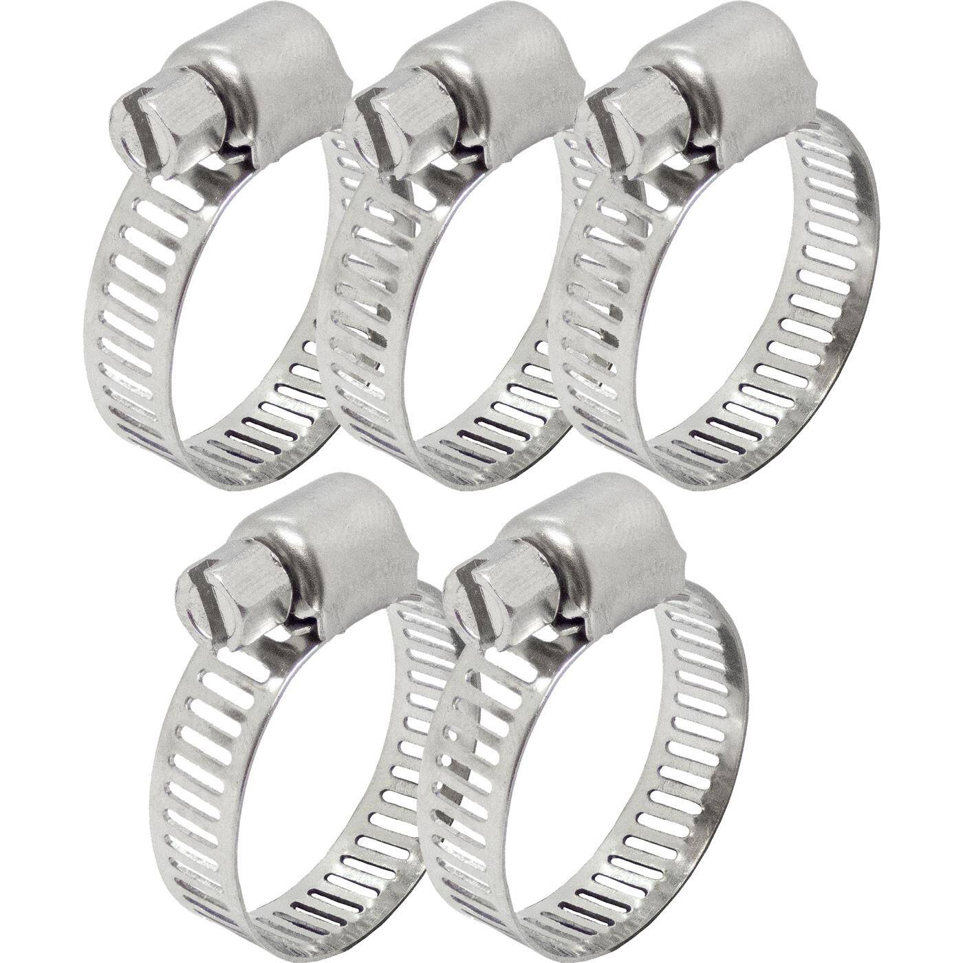 5x Schlauchschelle Edelstahl V4A 304 16-25mm Rohrschelle Schlauchklemme
