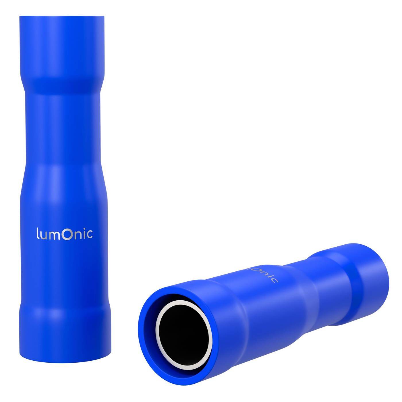 25x Rundsteckhülse teilisoliert 1,5-2,5mm² Stiftdurchmesser 5mm Blau für Rundstecker Messing verzinnt