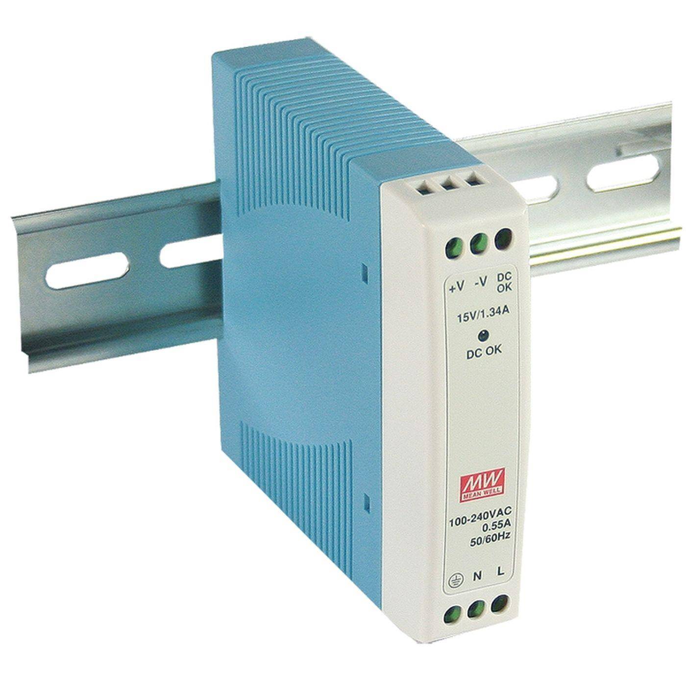 MDR-20-5 15W 5V 3A Din Rail power supply