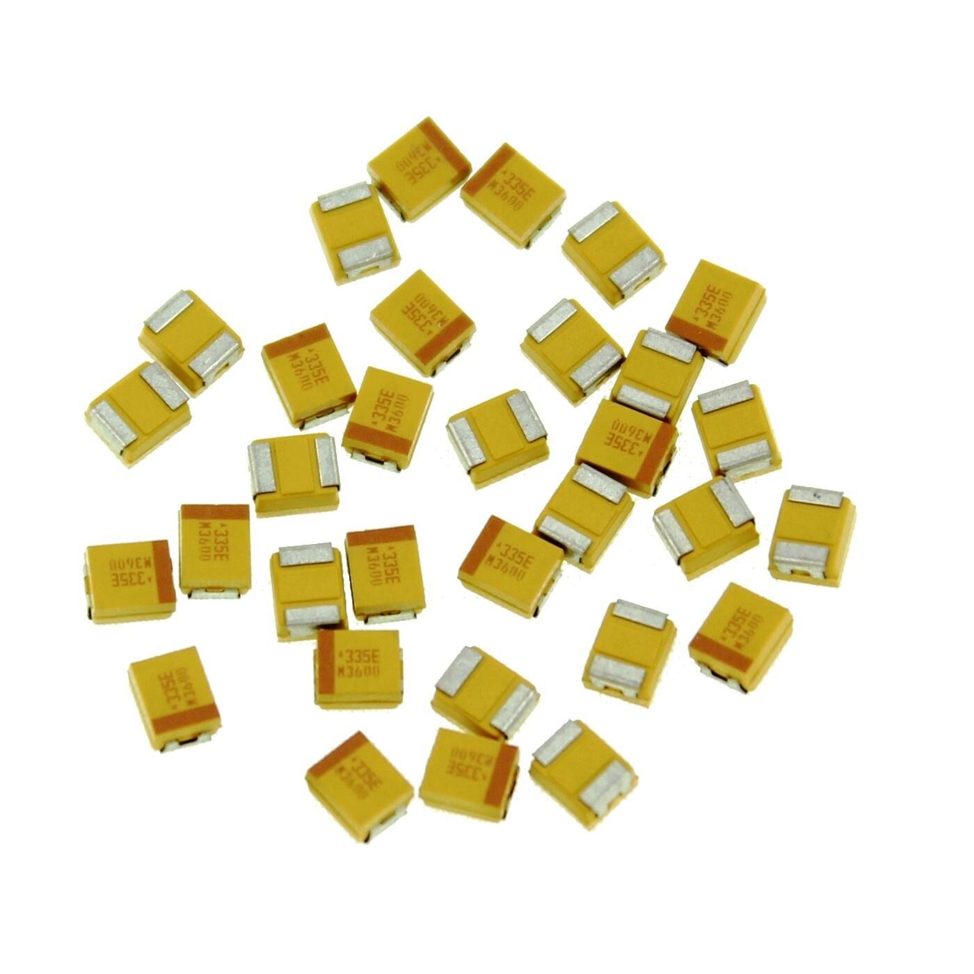 Tantal Kondensator SMD B 3,3µF 25V 125°C 3,5x1,9mm AVX TPSB335K025R2000 3,3uF