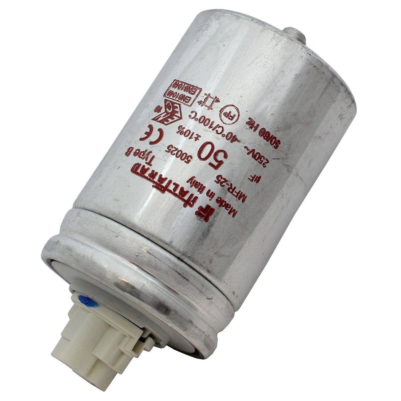 Capacitor 50µF 250V 50x78mm Push-In Italfarad 50uF