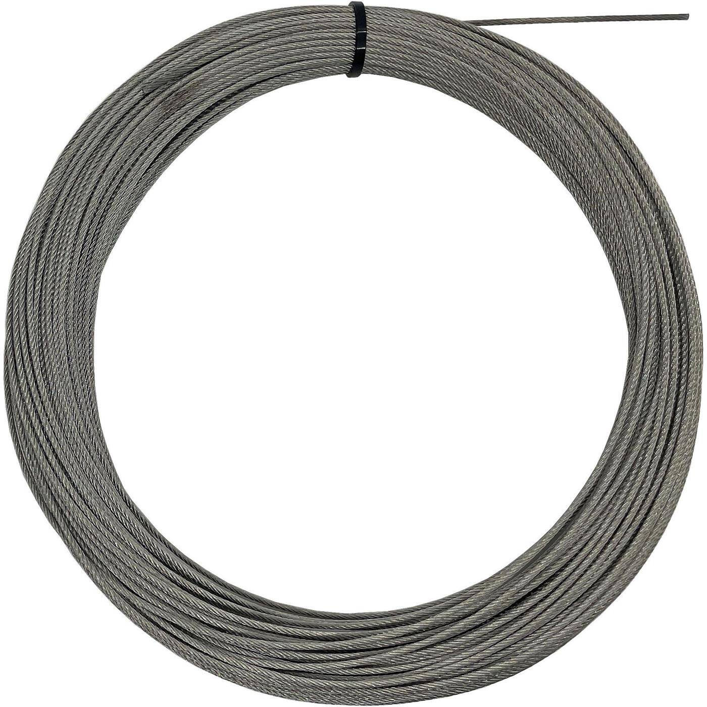 Drahtseil 100m Edelstahl V4A 316 1mm 7x7 Seile rostfrei für Ranksysteme