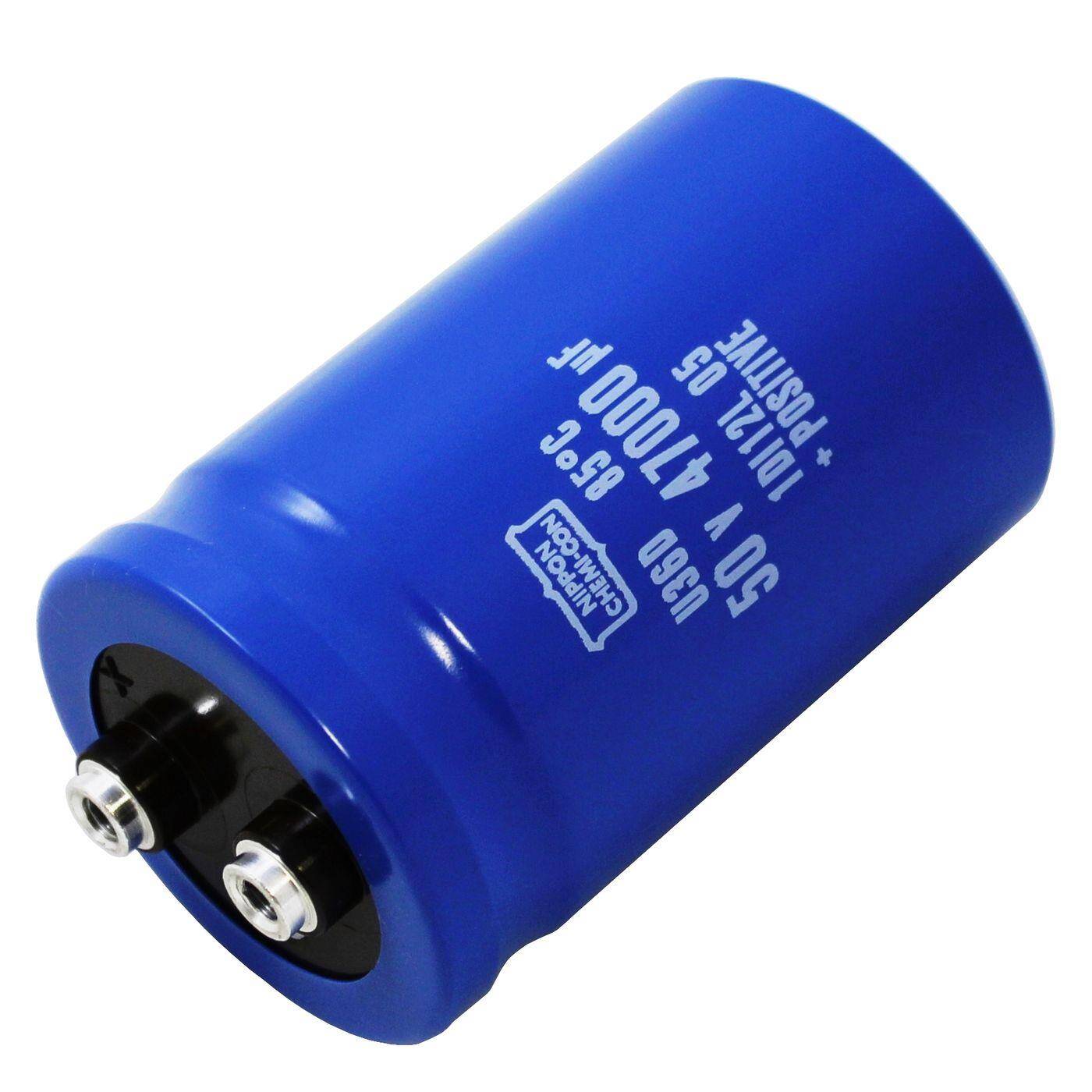 Screw Elko Capacitor 47000µF 50V | Electrolytic capacitor up to a temperature of 85°C | 50,8x79,4mm | 47000uF E36D500HPN473MC79U United Chemi-Con