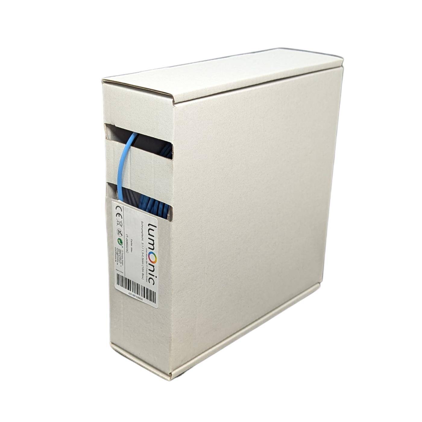 10m Schrumpfschlauch Box 3:1 1,5 -> 0,5mm Blau