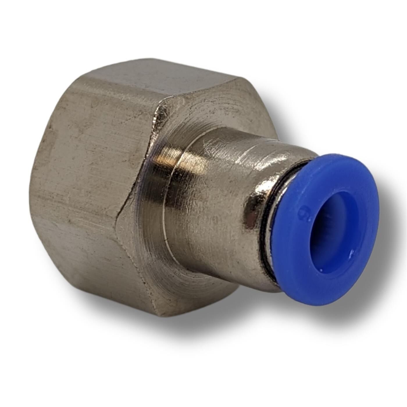 PU Schlauch Steckverbinder Fitting mit Innengewinde 6mm*3/8Zoll gerade Schnellverschluss pneumatischer Steckverbinder Schlauchverbinder Druckluft & Automatisierung