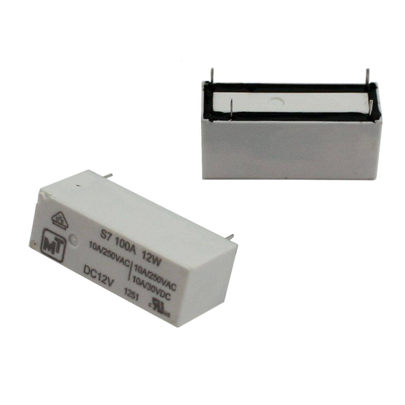 Print Relay 12V Ningbo S7100A12W 10A 250V Normally open contact
