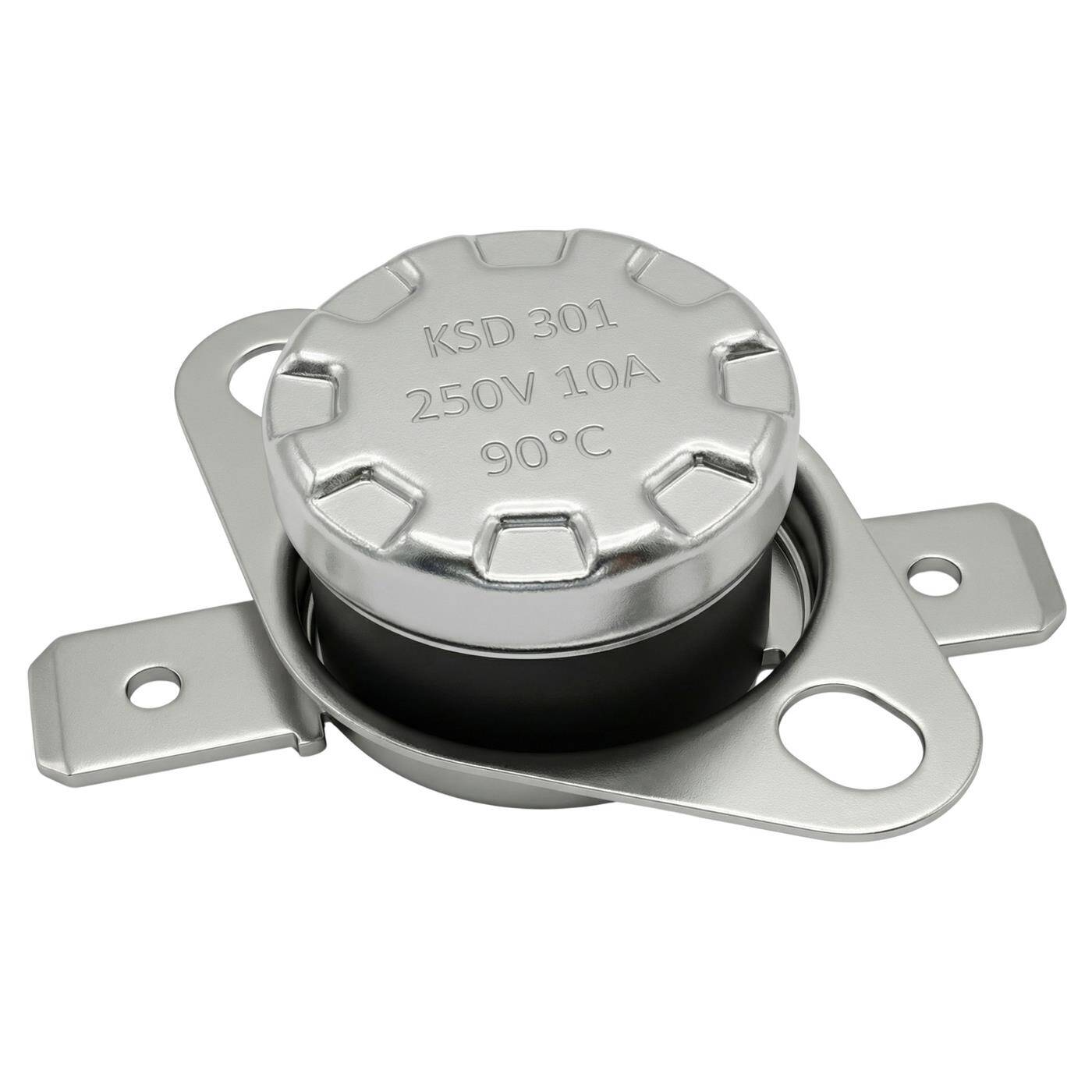 Thermal switch 90°C NC contact 250V 10A Temperature switch thermostat KSD301 Bimetal Thermal protection