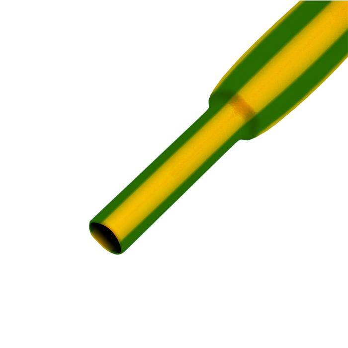 6,5m Schrumpfschlauch Box 2:1 9,5 -> 4,8mm Grün Gelb Flexibel