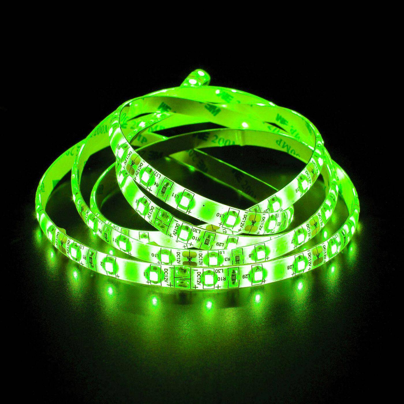 5m (500cm) LED Streifen Band Leiste 24V Grün IP65 300LEDs 60LED/m SMD2835
